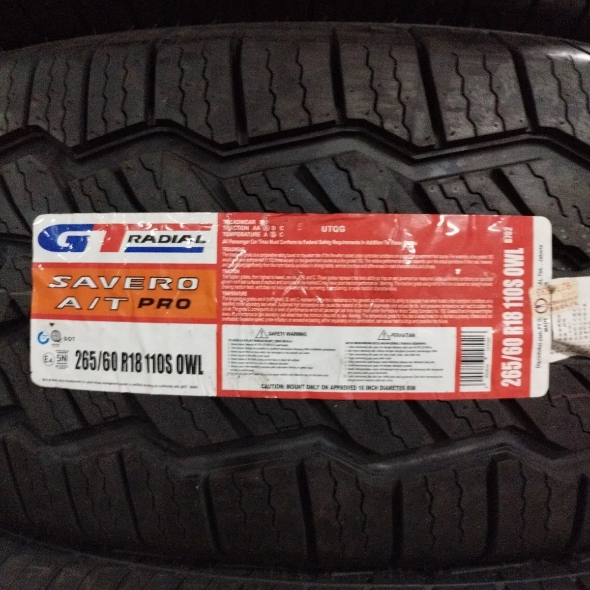 GT RADIAL SAVERO A/T PRO